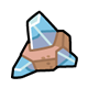 Icy Rock × 6